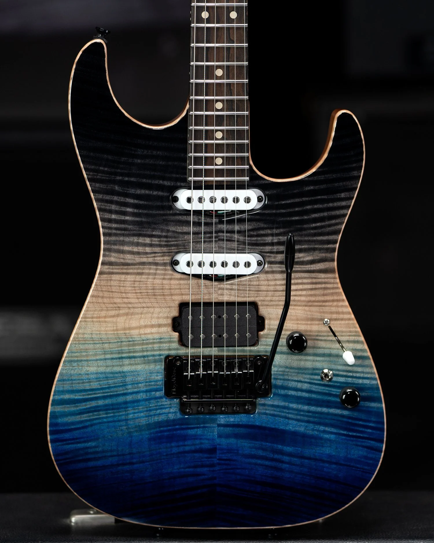 ギター TOM ANDERSON Angel Blue Wipeout Tom Anderson Angel 2019 Blue Wipeout Guitar #419N | Danville Music